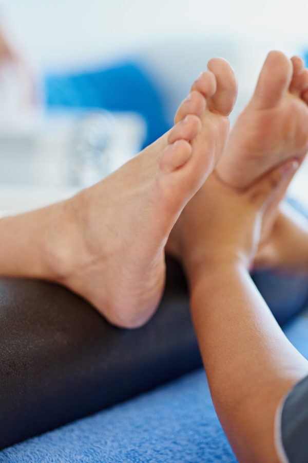 Relaxation from the feet up.